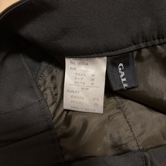 黒 チノパン ウエストゴム 64cm
の画像