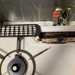 リンナイ　2口ガスコンロ　グリル付の画像