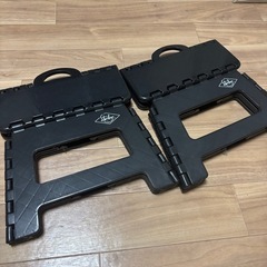 ２つセット　畳めるイス　台の画像