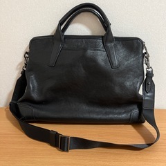 carcru レザー ビジネスバッグ ショルダー付きの画像