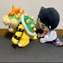 クッパ&栗花落カナヲぬいぐるみ 2個セットの画像