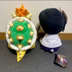 クッパ&栗花落カナヲぬいぐるみ 2個セットの画像