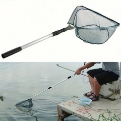 【未使用】伸縮式タモ網　150 cm の画像