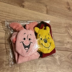ディズニー　プーさんピグレットタオルの画像