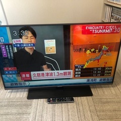 ハイセンス43V型★フルハイビジョン液晶テレビの画像