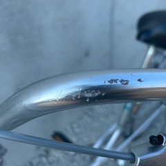 【R16】　ブリヂストン  エブリッジ E60U1 B2B 　EBRIDE 26インチ 自転車　シルバー色　学生さん ママチャリ お買い物 現状の画像