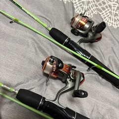 🐟🐟🎣釣竿 x2の画像