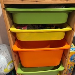 【お取引中】
IKEA 子供用ラックIKEAのTROFAST（トロファスト）の画像