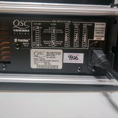 テスト済！QSC DCA1222  デジタルシネマパワーアンプ　Duplexラック付きの画像