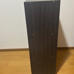 カラーボックス　3段　茶色の画像