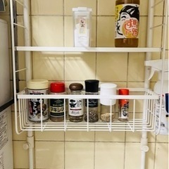 突っ張り式 調味料ラックの画像