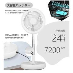 折り畳み式扇風機の画像
