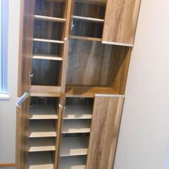 シューズボックス　大川家具の画像