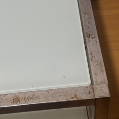 ガラステーブル　状態悪の画像