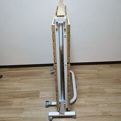 【無料】すのこ折りたたみベッド（シングルサイズ／カビあり／引き取り限定）の画像