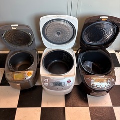 象印　タイガー 炊飯器　3合炊き　5合炊き　の画像