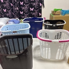 洗濯カゴ無料の画像