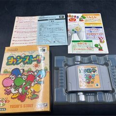 〇【まとめ売り】Nintendo 任天堂64 ソフト 2本セット マリオカート64 ヨッシーストーリーの画像