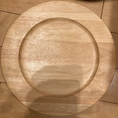 大皿　白　木の画像