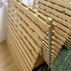 折りたたみ式スノコベッド(再投稿)の画像