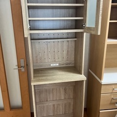 LOWYA ゴミ箱収納　食器棚の画像
