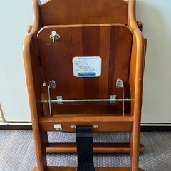 澤田木工所 ベビーローチェア 折りたたみ x チェアクッションセットの画像