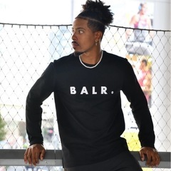 BALR. ロンＴ ブラック Ｓ WIDE LOGO REGULAR FITの画像