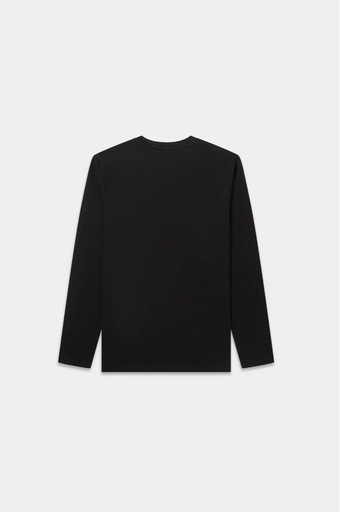 BALR. ロンT ブラック S WIDE LOGO REGULAR FIT