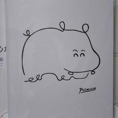 新品未使用！壁飾り キャンバス地 サイの画像