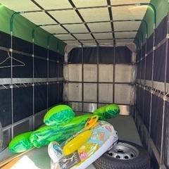 トレーラー幌・骨組みセット　宮城県大崎市～　バイク小屋、自転車置き場　物置の画像