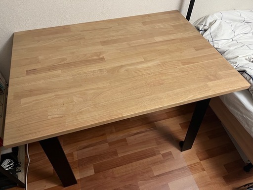 kanademono 天板アッシュグレー　flatA脚　幅100×奥行70cm