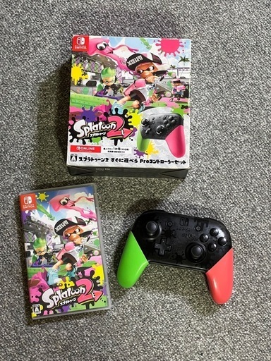 Nintendo Switch - 【中古】Nintendo Switch スプラトゥーン2 コントローラー　セット Amazon.co.jp: スプラトゥーン2すぐに遊べるProコントローラー
