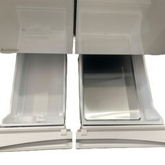 【決まりました】◻【ほぼ未使用】MITSUBISHI ELECTRIC 三菱ノンフロン冷凍冷蔵庫 MR-WXD47LK-W 2024年製の画像