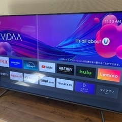 ハイセンス　4K液晶テレビ　55v型の画像
