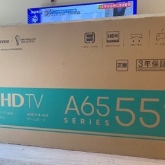 ハイセンス　4K液晶テレビ　55v型の画像