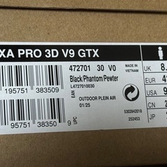 新品未使用　Salomon　XA PRO 3D V9 GTX ブラック 27cmの画像