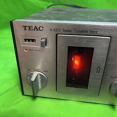 ★要メンテ★TEAC A-420 STEREO CASSETTE DECK　＠ｙの画像