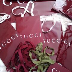 【早いもの勝ち！気まぐれセール中】今季　ブランド　グッチ　オブジェ　空箱　リボン　まとめ売り　GUCCI　の画像