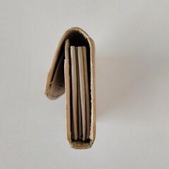 iii sanpo 三宝 二つ折り財布 長財布 オーストリッチ の画像