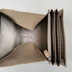 iii sanpo 三宝 二つ折り財布 長財布 オーストリッチ の画像
