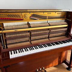 【木目】APOLLO A350（アップライトピアノ）【消音機】の画像