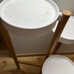 IKEA 植物プランター　観葉植物飾りの画像