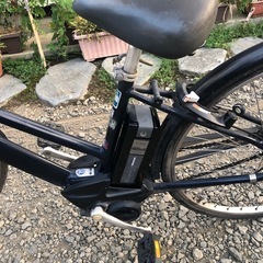 ヤマハ電動自転車近くの人は配達をします￼の画像