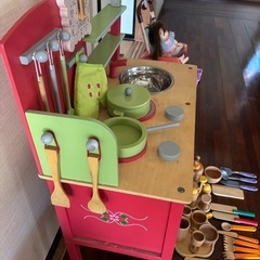 木製　おままごとセットの画像