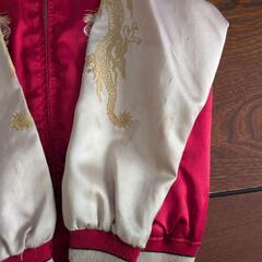 【キッズ　130】スカジャン　赤の画像