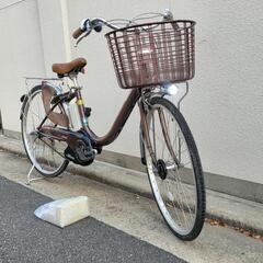 パナソニック♪ライトu♪電動アシスト自転車♪ライトブラウン