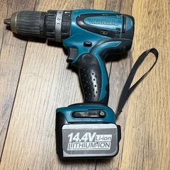 マキタ　14.4V インパクト&ドリル　バッテリーx2 中古セットの画像