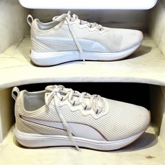 PUMA 25cm　SOFTRIDE クルーズ 2 アイボリー× ローズゴールドの画像