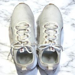 PUMA 25cm　SOFTRIDE クルーズ 2 アイボリー× ローズゴールドの画像