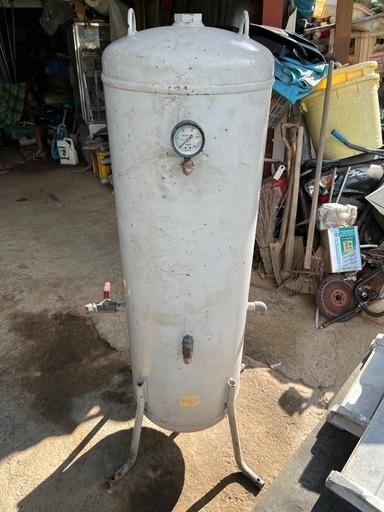 値下げ可能 笛吹市 150L 東芝 富士 FUJI サブタンク　エアータンク エアー コンプレッサー 補助タンク 空気タンク 予備タンク